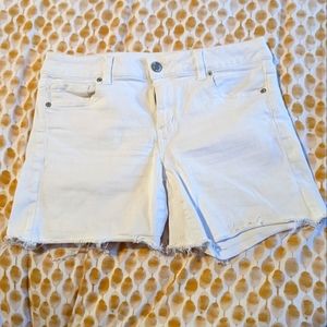 American Eagle White Denim Shorts, SZ 10